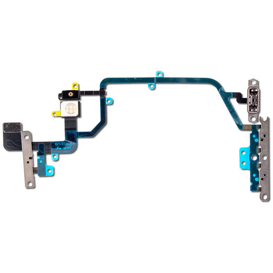 Aan/uit power volume flex met flits en microfoon voor iPhone XR (821-01744-A)