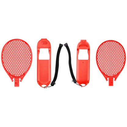 Tennisracket-houder rood voor Nintendo Switch 2 Joy-Con