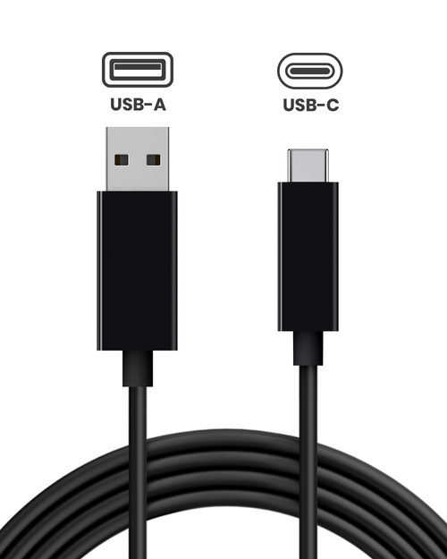USB-A naar USB-C kabel 1,5 m voor PS5 controller