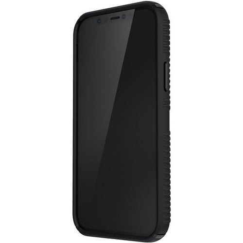 Speck Presidio Perfect-Clear Grips case voor iPhone 12 en 12 Pro zwart