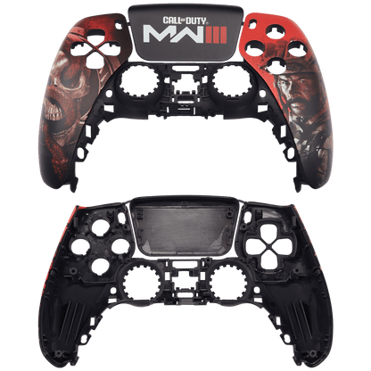 Top faceplate PlayStation 5 met rood Call of Duty-design