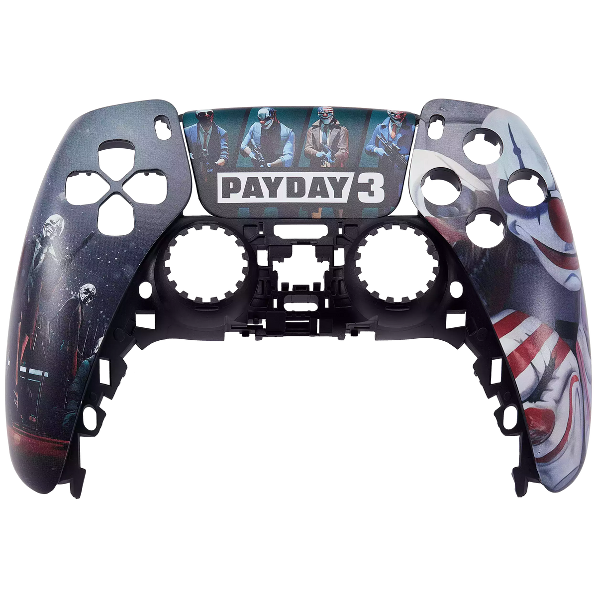 Behuizing PS5 DualSense controller met PAYDAY 3-design