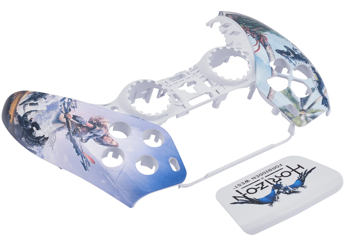 Top faceplate PlayStation 5 met Horizon-design