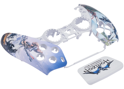 Top faceplate PlayStation 5 met Horizon-design
