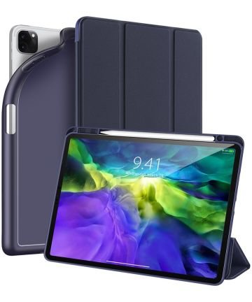 Dux Ducis OSOM Series Case met Apple Pencil houder iPad Pro 11-inch 2018 en 2020 Donker Blauw