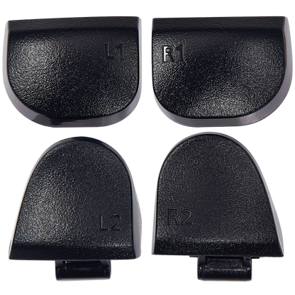 Zwarte triggerknoppen met veren voor PS5 DualSense controller