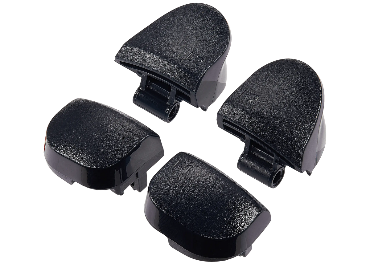 Zwarte triggerknoppen met veren voor PS5 DualSense controller