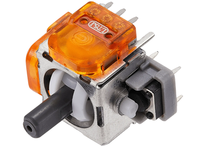 TMR Hall-effect joystick module voor PlayStation 5 DualSense controller oranje