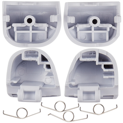 Witte triggerknoppen met veren voor PS5 DualSense controller