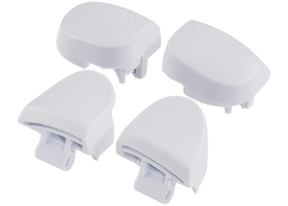 Witte triggerknoppen met veren voor PS5 DualSense controller
