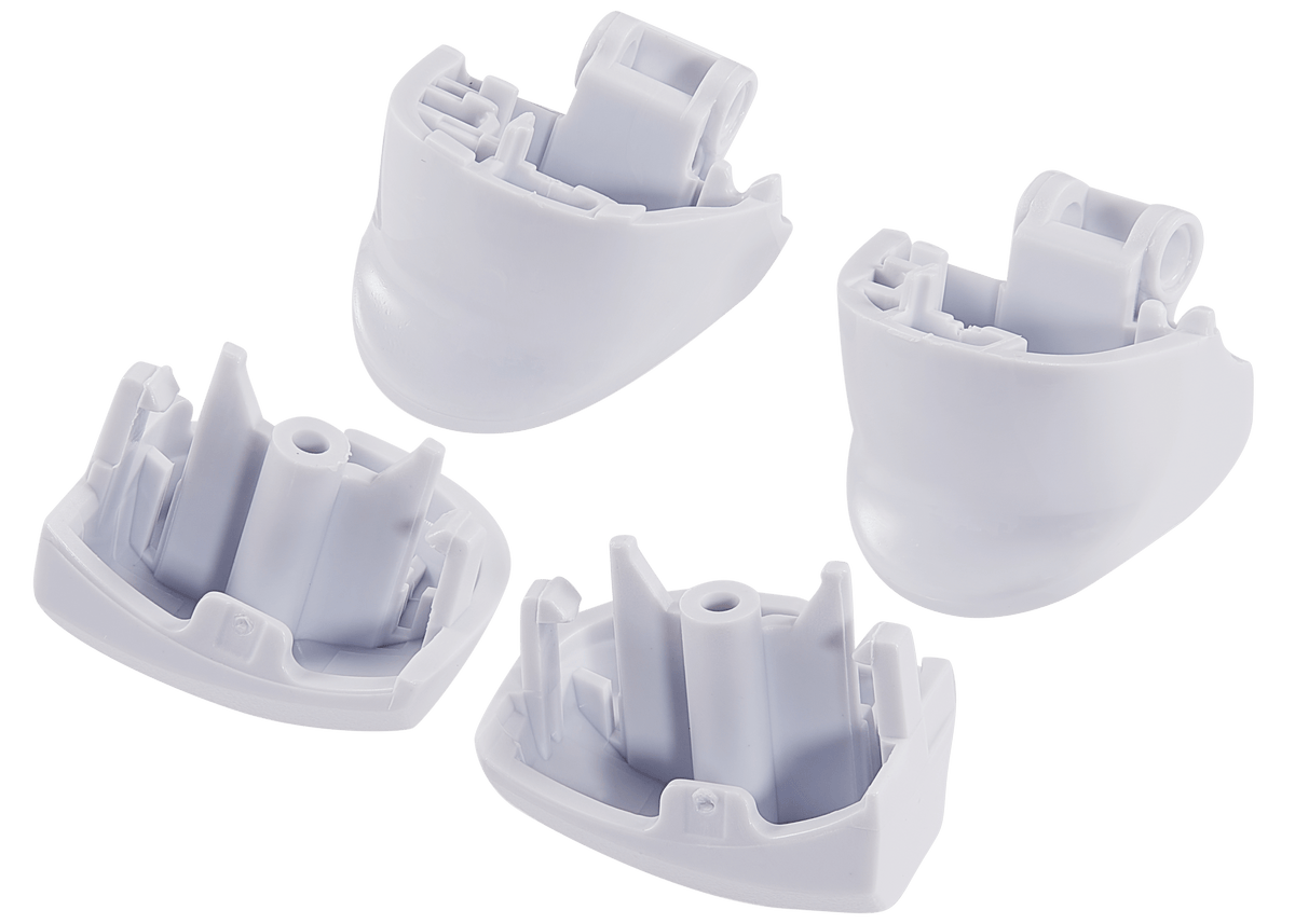 Witte triggerknoppen met veren voor PS5 DualSense controller