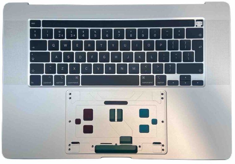 Topcase met EU/NL toetsenbord en Touch Bar Zilver MacBook Pro 16-inch A2141