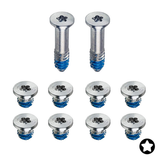 Bottom case / onderplaat schroeven voor MacBook Air A1369 | A1370 | A1465 | A1466