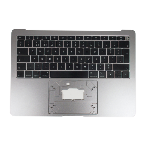 Topcase met EU/NL toetsenbord zilver MacBook Air 13-inch A1932
