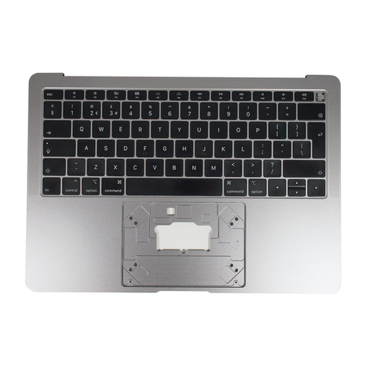 Topcase met EU/NL toetsenbord zilver MacBook Air 13-inch A1932
