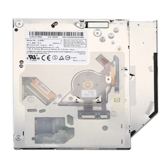SuperDrive DVD speler voor MacBook Pro A1278, A1286 en A1297