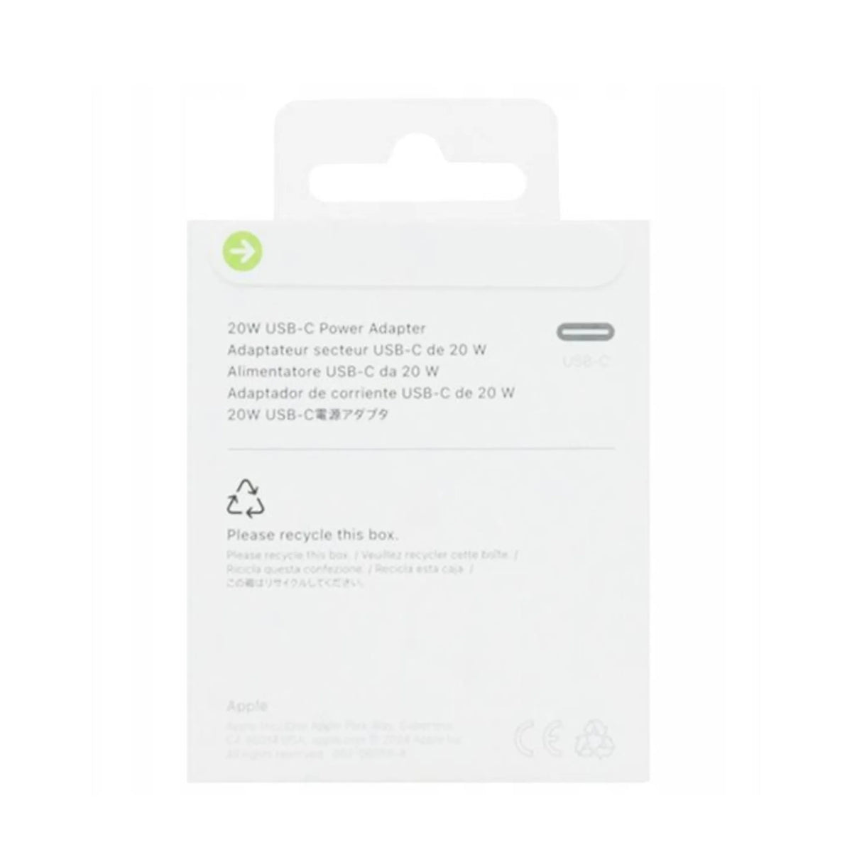 Apple 20W USB-C Power Adapter MD3J4ZM/A - Nieuw in originele verpakking
