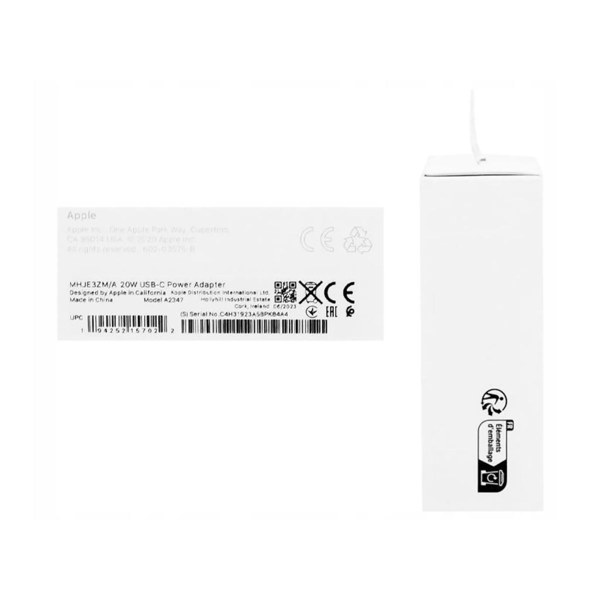 Apple 20W USB-C Power Adapter MD3J4ZM/A - Nieuw in originele verpakking