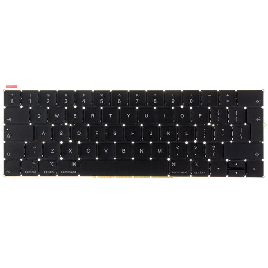 Keyboard / toetsenbord EU / NL voor MacBook Pro A1989 en A1990