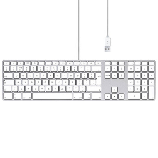 Gebruikt A-Grade bedraad Apple keyboard / toetsenbord met numeriek gedeelte - EU QWERTY Lay-out