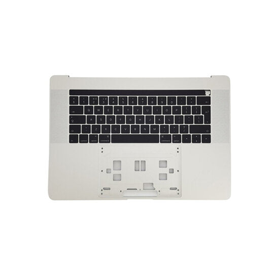Topcase met EU/NL toetsenbord en Touch Bar Zilver MacBook Pro 15-inch A1707