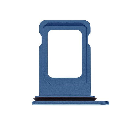 Simkaart houder voor iPhone 13 blauw