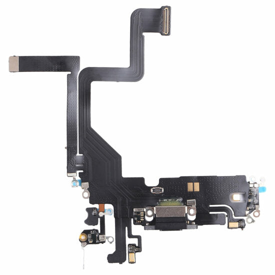 Dock connector oplaadpoort voor iPhone 14 Pro zwart