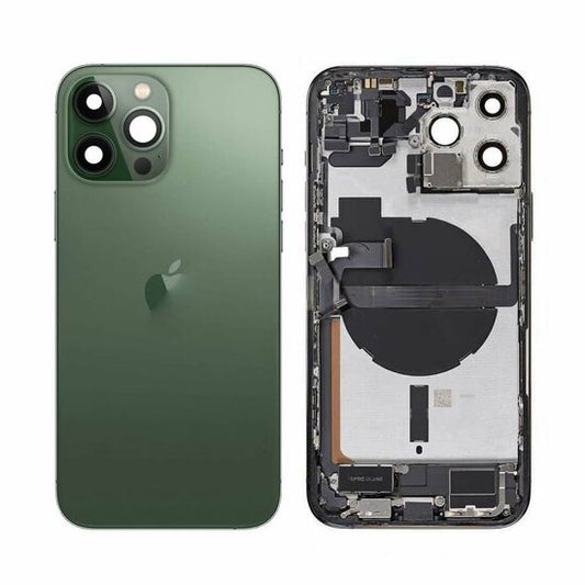 Complete achterkant behuizing met smallparts voor iPhone 13 Pro Max Alpen Groen