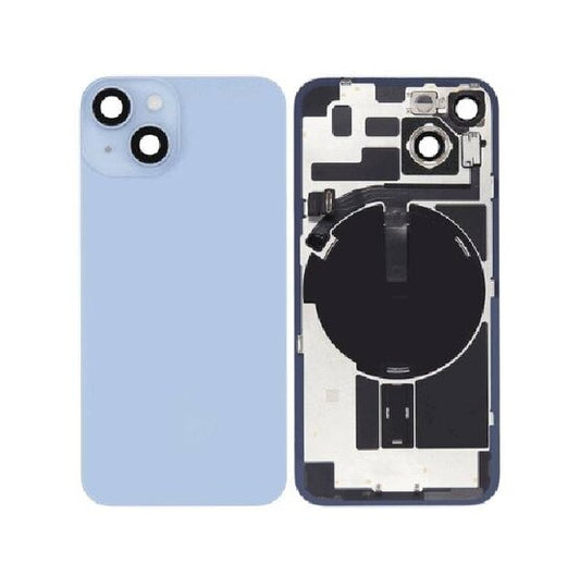 Originele Pulled achterkant met Wireless charging voor iPhone 14 Blauw
