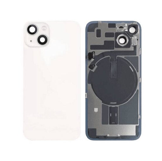 Originele Pulled achterkant met Wireless charging voor iPhone 14 Sterrenlicht wit