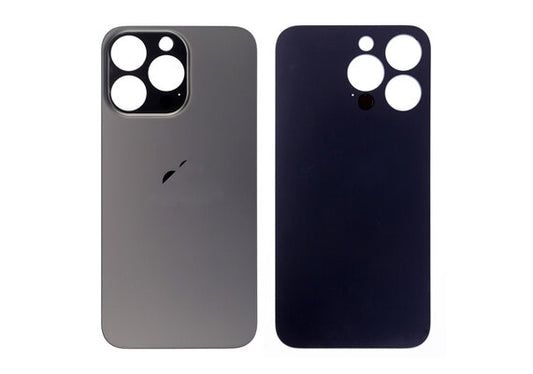 B2B only: Glazen achterkant / back cover glas voor iPhone 13 Pro Grafiet