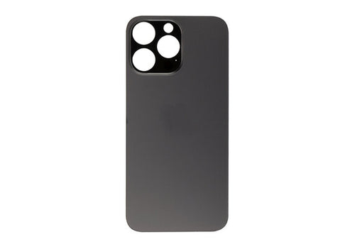 Glazen achterkant iPhone 14 Pro Max space zwart
