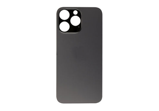 B2B only - Glazen achterkant / back cover glas voor Apple iPhone 14 Pro Max Space zwart