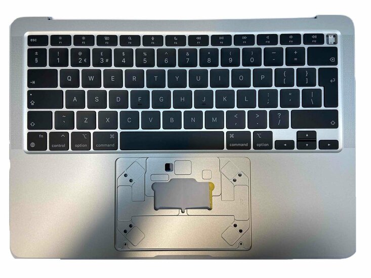 Topcase met EU/NL toetsenbord zilver MacBook Air 13-inch A2337 M1