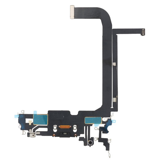 Dock connector oplaad poort (Zwart) voor iPhone 13 Pro Max