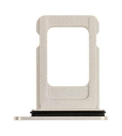 Simkaart houder voor Apple iPhone 14 | 14 Plus sterren licht wit