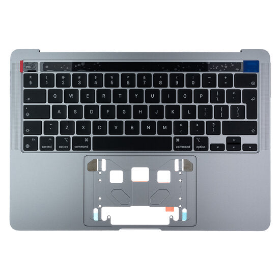 Topcase met toetsenbord EU / NL  + Touch Bar (Zilver) voor MacBook Pro 13-inch A2251 (Gebruikt)