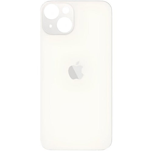 Glazen achterkant iPhone 14 Plus sterrenlicht/wit