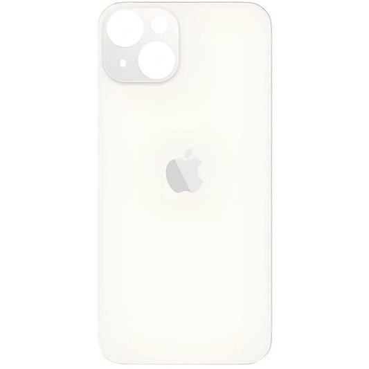 B2B only - Glazen achterkant / back cover glas voor Apple iPhone 14 Plus Sterrenlicht wit