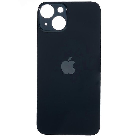 Glazen achterkant iPhone 14 Plus middernacht (zwart)