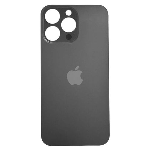 Glazen achterkant iPhone 14 Pro space zwart
