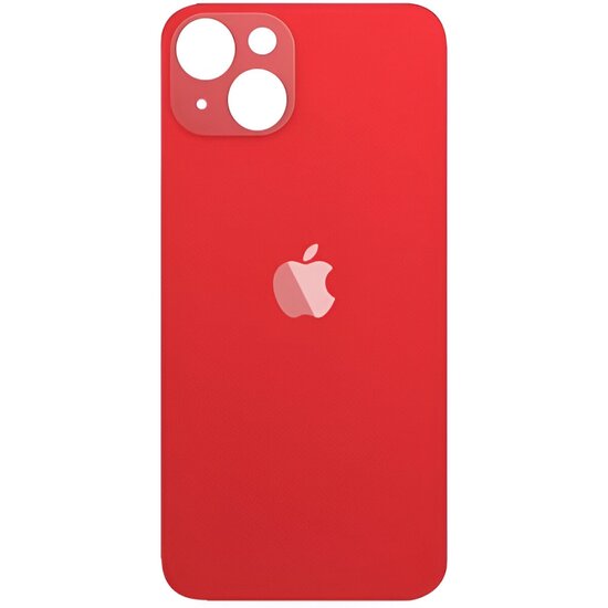Glazen achterkant iPhone 14 Plus rood
