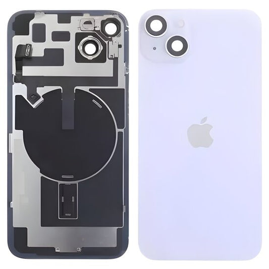 Complete achterkant met smallparts en Wireless charging voor Apple iPhone 14 Plus Paars