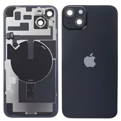 Complete achterkant met smallparts en wireless charging voor iPhone 14 Plus zwart