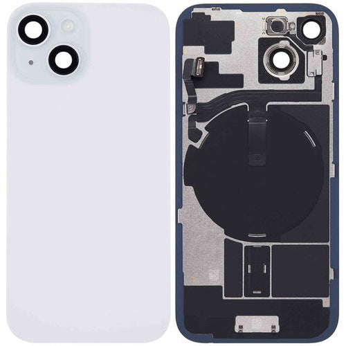 Originele pulled achterkant met wireless charging voor iPhone 15 blauw