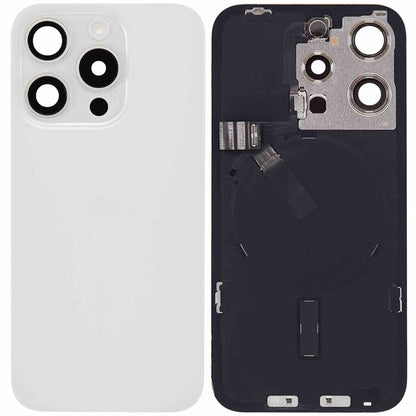 OEM achterkant met wireless charging voor iPhone 15 Pro Max wit titanium