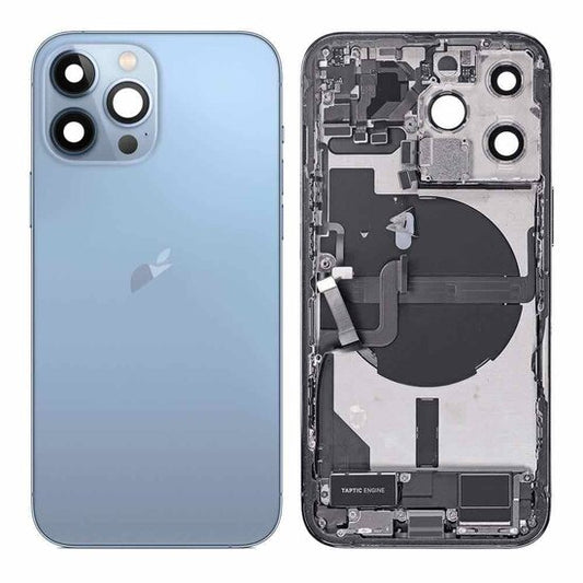 Origineel Pulled achterkant behuizing met small parts voor iPhone 13 Pro Sierra Blauw | A-Grade