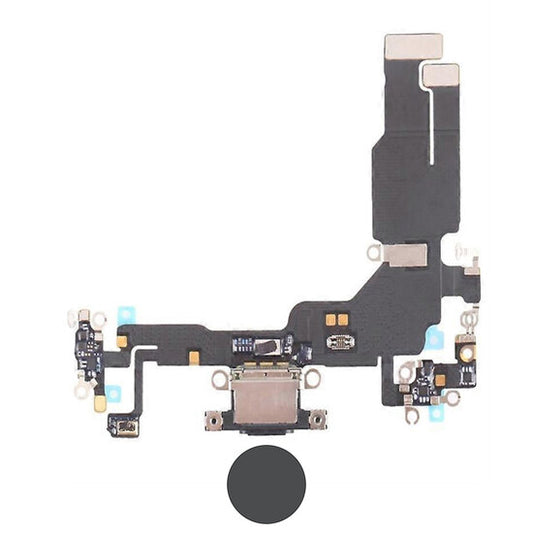 Dock connector oplaadpoort voor iPhone 15 Zwart