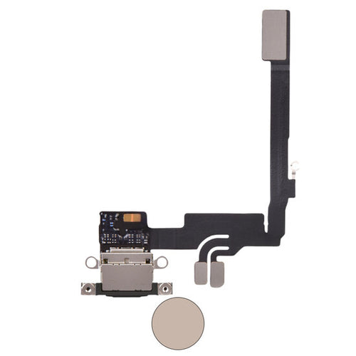 Dock connector oplaadpoort voor iPhone 16 Pro Desert Titanium