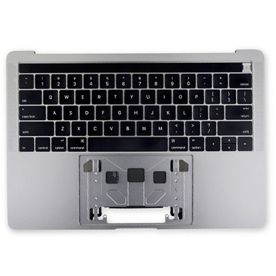 Topcase met toetsenbord Touch Bar Zilver MacBook Pro 13-inch A1706